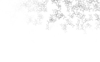 Light Gray vector texture with artificial intelligence concept.