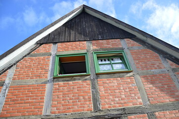 Typische Norddeutsche Backstein Wand