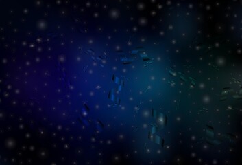 Dark Blue, Green vector layout in New Year style.