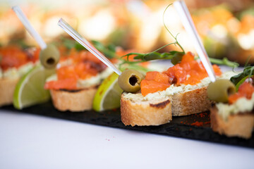 sushi with salmon