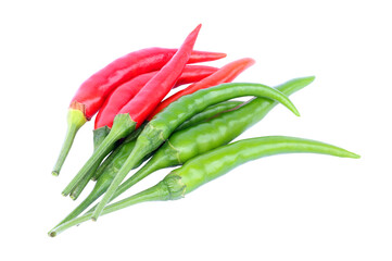 chili pepper isolated on a white background