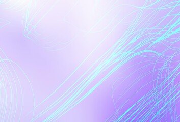 Light Purple vector blurred bright template.