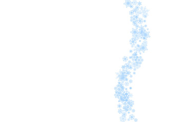 Christmas and New Year snowflakes