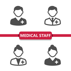 Medical Staff Icons