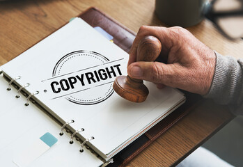 Copyright Design License Patent Trademark Value Concept