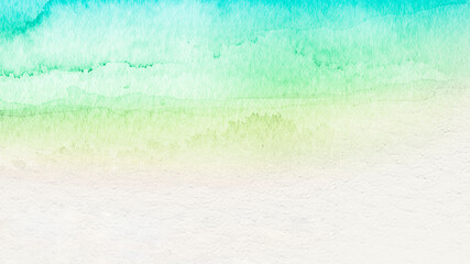 Ombre green watercolor style background illustration © Rawpixel.com