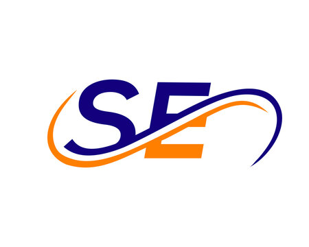 SE Letter Linked Business Logo. SE Logo Design. SE logo Design for Financial, Development, Investment, Real Estate And Management Company Vector Template