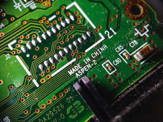 Obraz premium printed circuit board