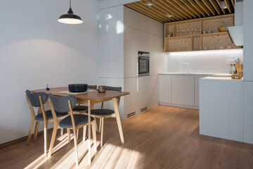 Kitchen interior of modern apartment