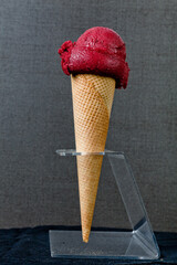 Helado de Sorbete de mora