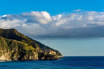 Italy. Liguria. Cinque Terre. The village of Manarola