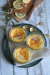 crème au citron et à la verveine