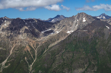 Beautiful landscape with the Caucasus mountains.