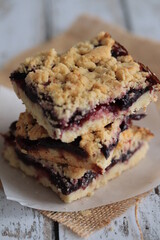 crumble barre aux framboises