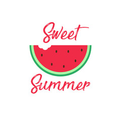 Sweet watermelon banner