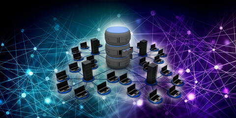 3d rendering technology Computer database network
