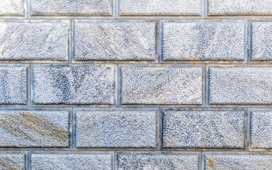 Obraz premium light grey marble blocks wall, natural material seamless background