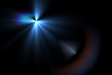 lens flare, Abstract Natural Sun flare on the black background, flare light transition, effects sunlight