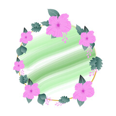 Beautiful bunch floral set vector illustration Free