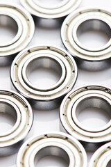 Pattern of metal clean new bearings