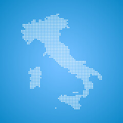 Fototapeta na wymiar map of Italy