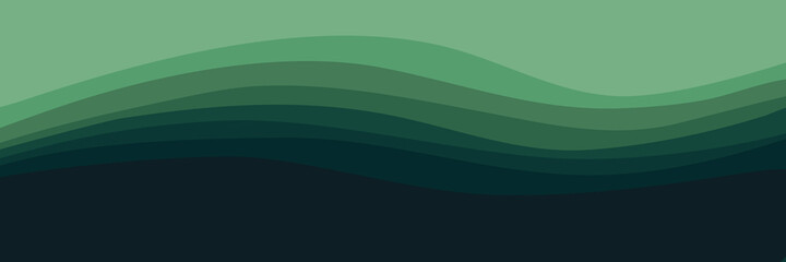 abstract green wave pattern vector design for wallpaper, backdrop, background, web banner, and design template	