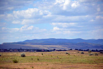 landscape with clouds