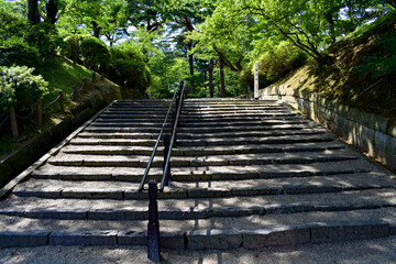 久保田城(矢留城、葛根城、秋田城)　裏門跡