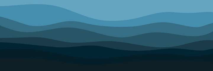 Obraz premium abstract blue wave pattern vector design for wallpaper, backdrop, background, web banner, and design template 