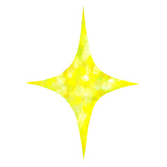 Obraz premium 星 手描き 水彩