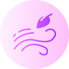 Obraz premium wind gradient icon