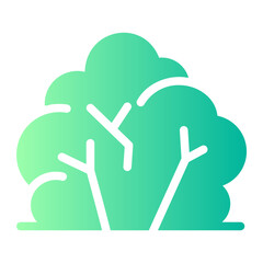 Bush gradient icon