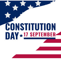 American constitution day badge vector logo icon isolated background