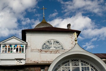 Russian Orthodox Monastery founded in the 15th century on Bolshoy Solovetsky Island. Russia.