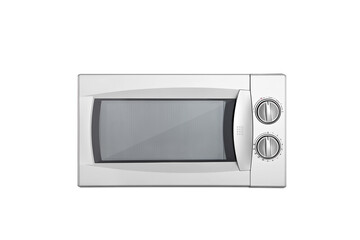 Microwave oven with clipping path on white background