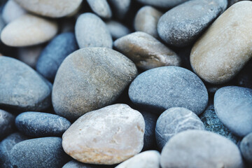 Fototapeta na wymiar Full frame shot of pebble stones