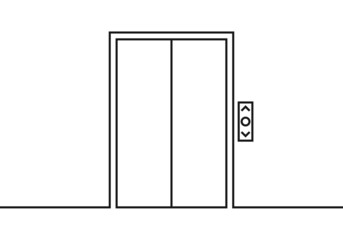 Elevator or lift concept. Vector illustration.