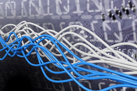 Internet cable and first world wide Web source code
