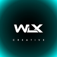 WLX Letter Initial Logo Design Template Vector Illustration