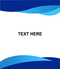 Professional Abstract Blue & White Template.