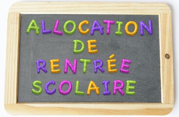 ardoise allocation de rentrée scolaire