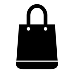 Vector Shopping Bag Glyph Icon Design