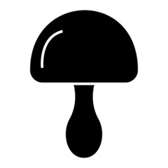  Vector Mashroom Glyph Icon Design