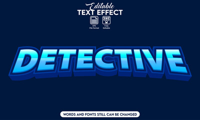Editable text effect detective