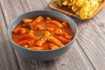 Korean Stir-fried Rice Cake, 'Tteokbokki'