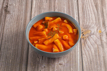 Korean Stir-fried Rice Cake, 'Tteokbokki'