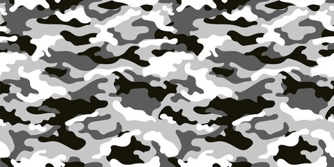 vector camouflage pattern for army. Arctic military camouflage - obrazy, fototapety, plakaty