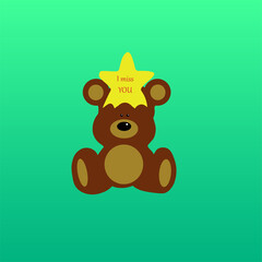 teddy bear with christmas tree