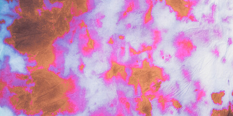 Vintage Dye Fabric. Artist Painters. Water