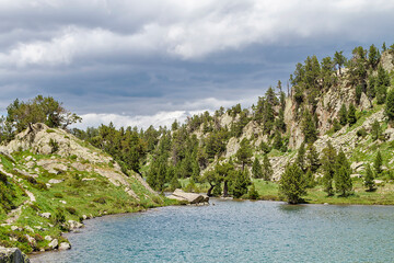 Colomers circus route in the Catalan Pyrenees, Spain